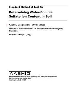 AASHTO T 290