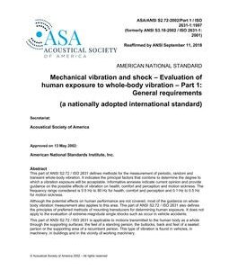 ASA S2.72 Part 1