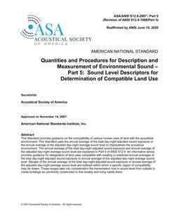 ASA S12.9 Part 5