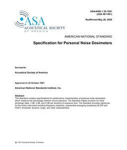 ASA S1.25