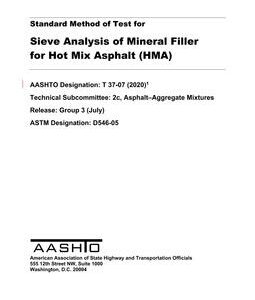 AASHTO T 37