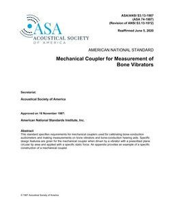 ASA S3.13