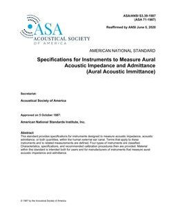 ASA S3.39