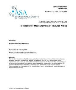 ASA S12.7