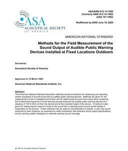 ASA S12.14