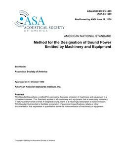 ASA S12.23