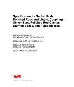 API Spec 11B (R2019)