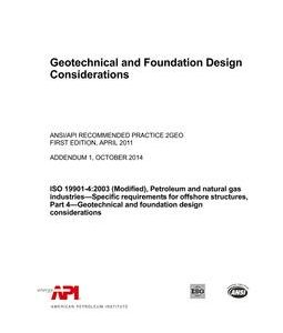 API RP 2GEO (R2021)