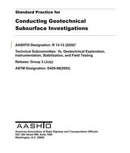 AASHTO R 13