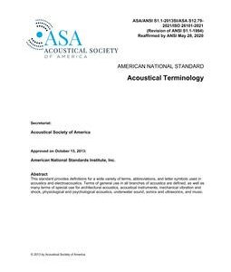 ASA S1.1