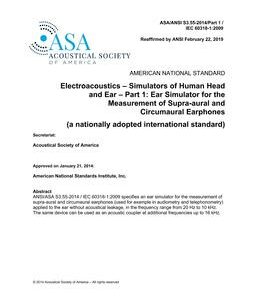 ASA S3.55 Part 1