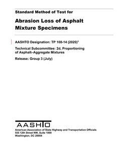 AASHTO TP 108