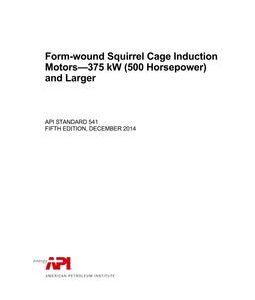 API Std 541 (R2021)