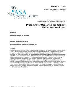 ASA S12.72