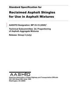 AASHTO MP 23