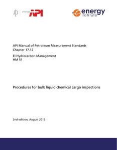 API MPMS Chapter 17.12 / EI HM 51