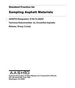 AASHTO R 66