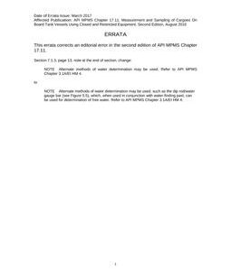 API MPMS Chapter 17.11 / EI HM 52