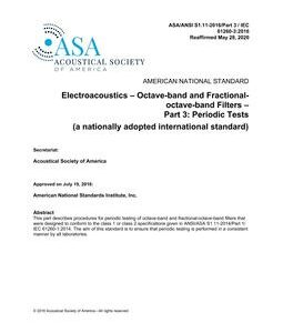 ASA S1.11 Part 3
