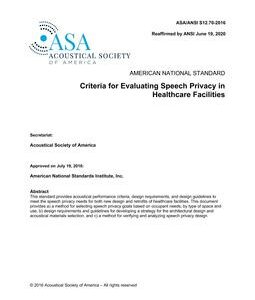 ASA S12.70