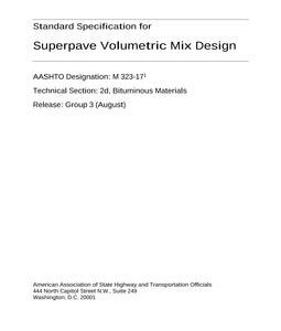 AASHTO M 323
