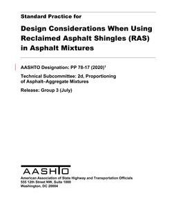 AASHTO PP 78