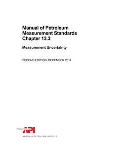 API MPMS Chapter 13.3