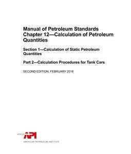 API MPMS Chapter 12.1 Part 2
