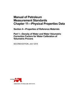API MPMS Chapter 11.4 Part 1