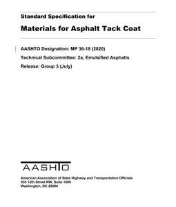 AASHTO MP 36