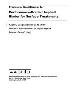 AASHTO MP 37
