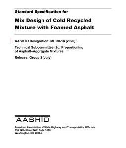 AASHTO MP 38