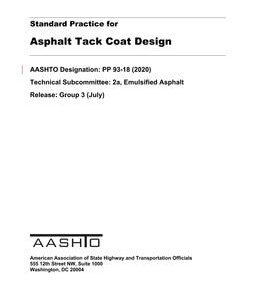 AASHTO PP 93