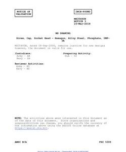 MIL MS35460B Notice 3 - Validation 3