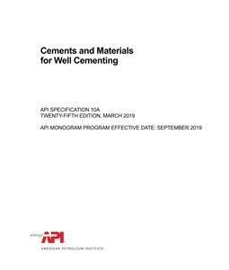 API Spec 10A