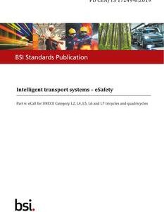 BS PD CEN/TS 17249-6