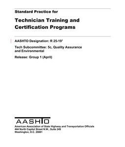AASHTO R 25