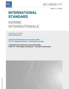 IEC 60050-171 Ed. 1.0 b