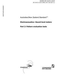AS/NZS IEC 61672.2
