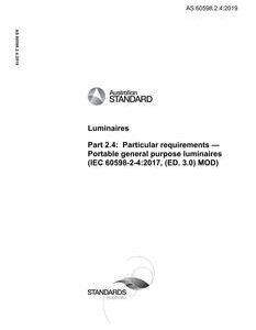 AS 60598.2.4