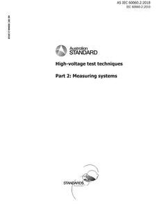 AS IEC 60060.2
