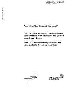 AS/NZS 62841.3.12