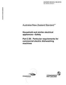AS/NZS 60335.2.58