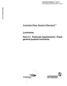 AS/NZS 60598.2.1