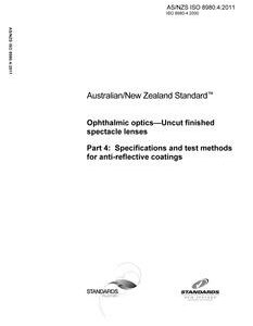 AS/NZS ISO 8980.4