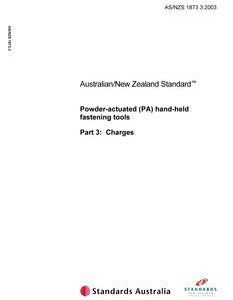 AS/NZS 1873.3