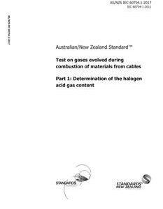 AS/NZS IEC 60754.1