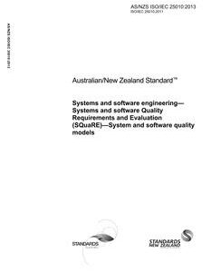 AS/NZS ISO/IEC 25010