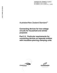 AS/NZS IEC 60998.2.3