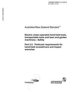 AS/NZS 62841.2.2